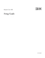 Предварительный просмотр 3 страницы IBM S510-2222-00 Setup Manual