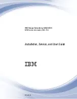 Preview for 1 page of IBM SAN256B-6 Installation, Service And User Manual