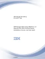 Предварительный просмотр 1 страницы IBM SAN48C-6 Installation, Service And User Manual