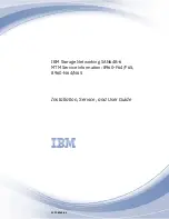 Preview for 1 page of IBM SAN64B-6 Installation, Service And User Manual