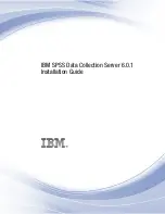 Preview for 1 page of IBM SPSS Data Collection Installation Manual