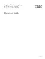 IBM StorageSmart DF1100J Operator'S Manual preview