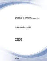 Предварительный просмотр 1 страницы IBM StorVize V7000 Gen2 Quick Installation Manual