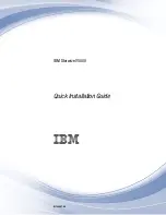 Предварительный просмотр 1 страницы IBM Storwize V5000 Quick Installation Manual