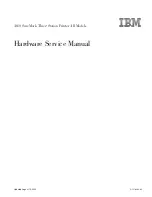 Preview for 3 page of IBM SureMark 4610 Service Manual