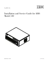 IBM SurePOS 300 Installation And Service Manual preview