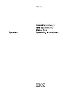 Preview for 2 page of IBM System/370 145 Operating Procedures Manual