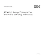 IBM System Storage EXN3200 Installation And Setup Instructions предпросмотр