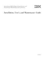 IBM System Storage EXP2512 Express Storage Enclosure Installation, User'S, And Maintenance Manual preview