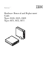 IBM ThinkCentre 8171 Replacement Manual предпросмотр