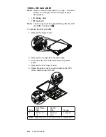 Предварительный просмотр 54 страницы IBM ThinkPad 240X Hardware Maintenance Manual