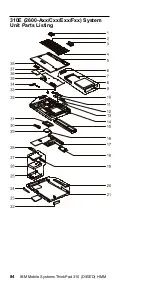 Preview for 109 page of IBM ThinkPad 310 Hardware Maintenance Manual