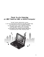 Preview for 5 page of IBM ThinkPad 365X User Manual