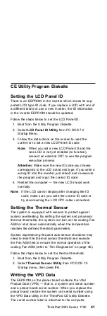 Preview for 50 page of IBM ThinkPad 390/i Series 1700 (2626, 2627) Hardware Maintenance Manual