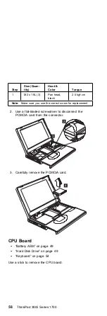 Предварительный просмотр 67 страницы IBM ThinkPad 390/i Series 1700 (2626, 2627) Hardware Maintenance Manual