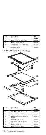 Preview for 99 page of IBM ThinkPad 390/i Series 1700 (2626, 2627) Hardware Maintenance Manual