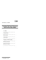 Предварительный просмотр 1 страницы IBM ThinkPad 390 Quick Reference Manual