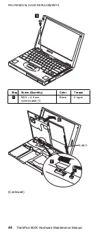 Preview for 48 page of IBM ThinkPad 600X? Hardware Manual