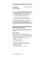 IBM THINKPAD 92P1836 Manual preview
