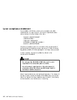 Preview for 8 page of IBM THINKPAD A20M User Manual