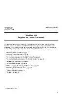 Preview for 1 page of IBM THINKPAD A20M User'S Manual Supplement