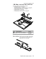 Предварительный просмотр 77 страницы IBM ThinkPad A22m 2628 Hardware Maintenance Manual