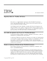 Preview for 2 page of IBM ThinkPad G40 Series User Manual