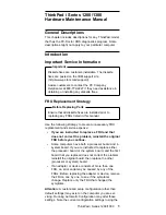 Preview for 7 page of IBM THINKPAD I 1300 - Maintenance Manual