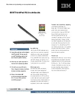 Preview for 1 page of IBM THINKPAD R32 Quick Manual