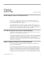 Preview for 2 page of IBM ThinkPad R40 series User Manual