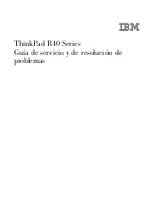 Preview for 1 page of IBM ThinkPad R40e Guía De Servicio Y De Resolución De Problemas