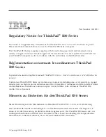 Preview for 2 page of IBM THINKPAD R50 series User Manual