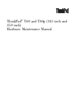 Preview for 3 page of IBM ThinkPad T60 Hardware Maintenance Manual