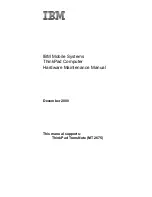 IBM ThinkPad TransNote Hardware Maintenance Manual предпросмотр
