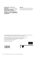 Preview for 88 page of IBM Thinkpad X30 Series Service And Troubleshooting Manual