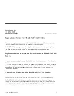 Preview for 2 page of IBM THINKPAD X40 User Manual