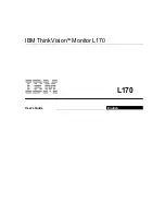 IBM ThinkVision 6734-AB9 User Manual preview