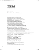 Preview for 4 page of IBM ThinkVision L170m User Manual