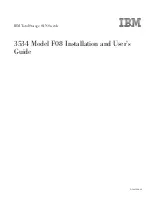 Preview for 3 page of IBM TotalStorage 3534-F08 Installation And User Manual