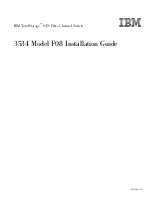 Preview for 3 page of IBM TotalStorage 3534-F08 Installation Manual