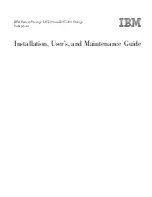 Предварительный просмотр 1 страницы IBM TotalStorage DS5100 Installation, User'S, And Maintenance Manual