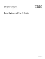 Preview for 1 page of IBM TotalStorage FAStT600 Installation And User Manual