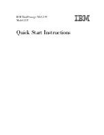 Предварительный просмотр 1 страницы IBM TotalStorage NAS 200 25T Quick Start Instructions