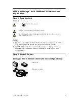 Предварительный просмотр 3 страницы IBM TotalStorage NAS 200 25T Quick Start Instructions