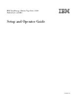 IBM TotalStorage Ultrium 3580 L23 Setup And Operator Manual preview
