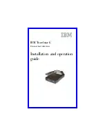 Preview for 1 page of IBM Travelstar 10E Installation And Operation Manual