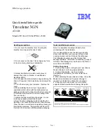 IBM Travelstar 3GN Quick Installation Manual preview