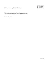 Preview for 3 page of IBM TS3400 Maintenance Information