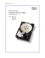 IBM Ultrastar 18ZX Installation Manual предпросмотр