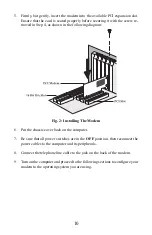 Предварительный просмотр 10 страницы IBM V.90 PCI Installation Instruction